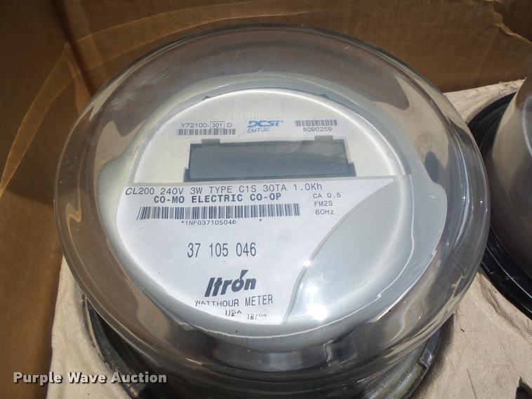 image for item DF9337 (3) pallets of electric meters