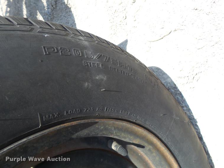 image for item DF9341 1999 Kodiak utility trailer