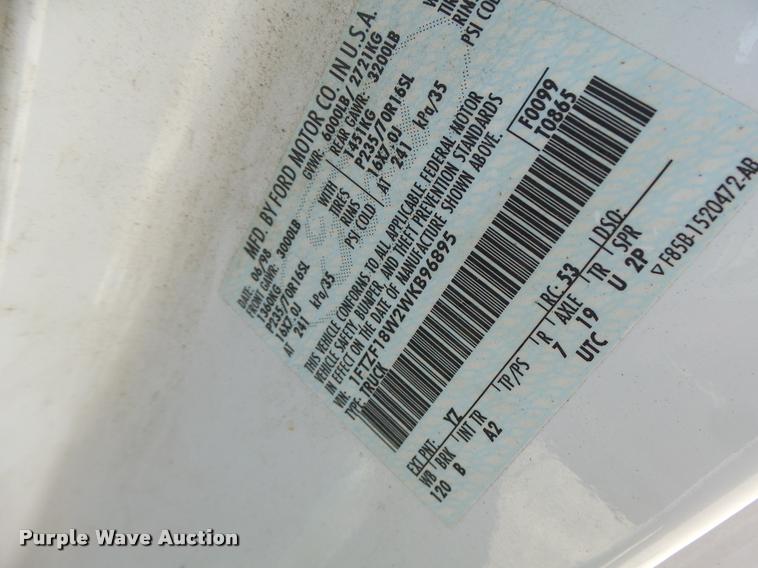 image for item DF9344 1998 Ford F150 pickup truck