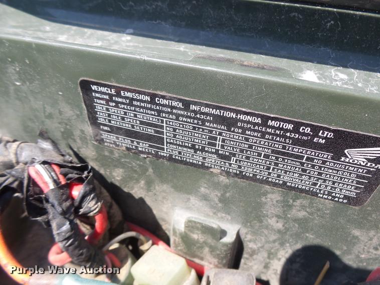 image for item DF9346 1999 Honda Foreman ES ATV