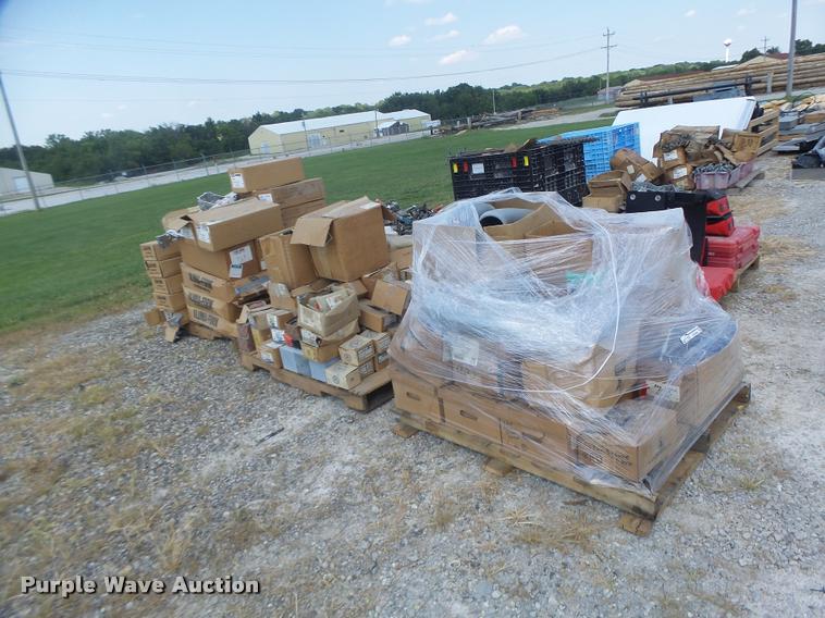 image for item DF9348 (3) pallets of electrical parts and supplies