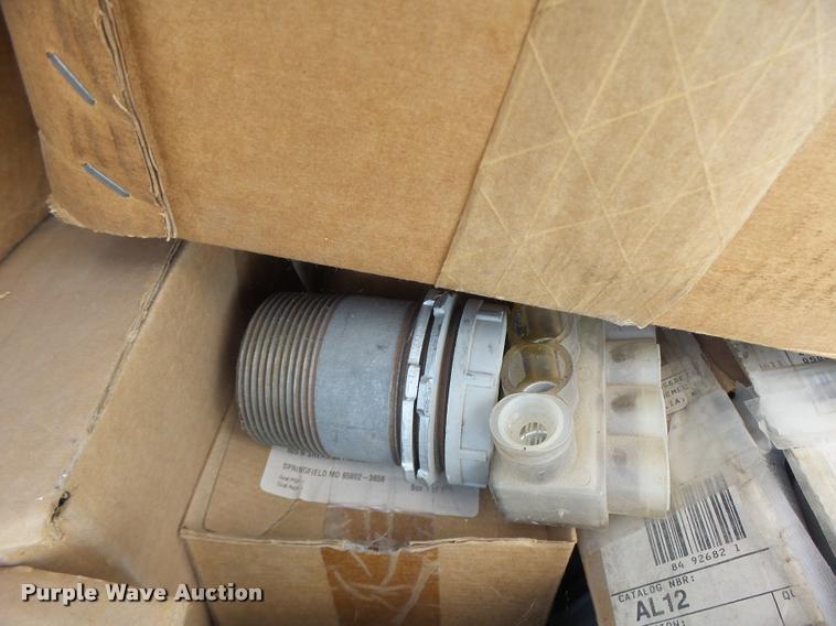 image for item DF9348 (3) pallets of electrical parts and supplies