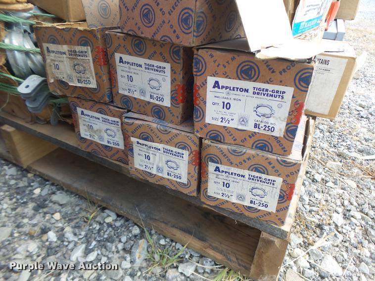 image for item DF9348 (3) pallets of electrical parts and supplies