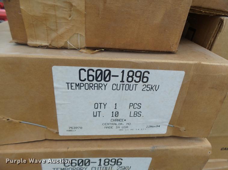 image for item DF9348 (3) pallets of electrical parts and supplies