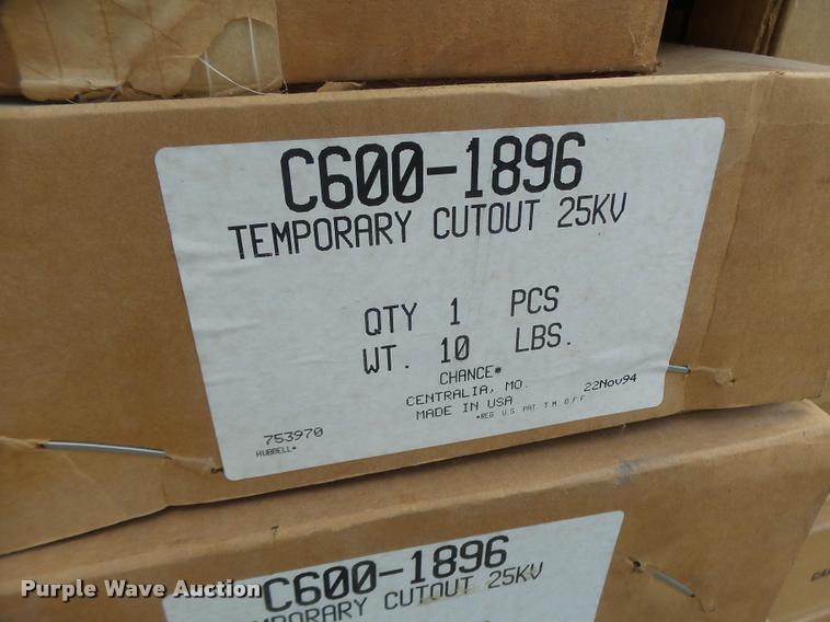 image for item DF9348 (3) pallets of electrical parts and supplies