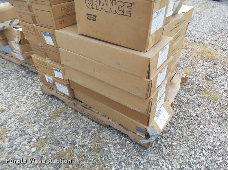 image for item DF9348 (3) pallets of electrical parts and supplies