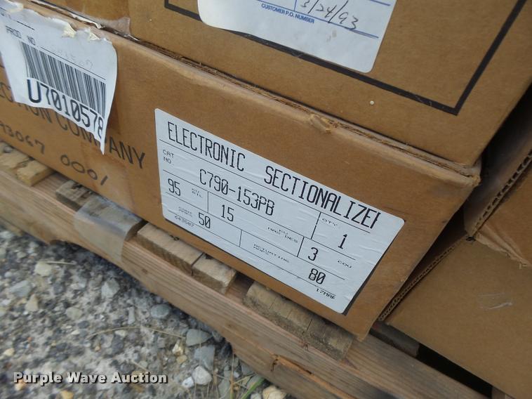 image for item DF9348 (3) pallets of electrical parts and supplies