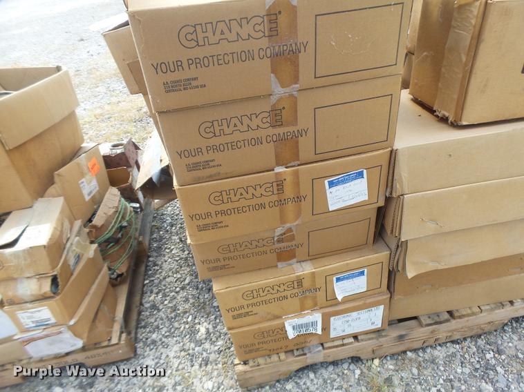 image for item DF9348 (3) pallets of electrical parts and supplies