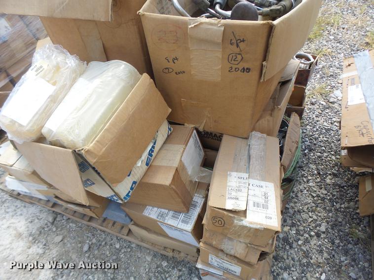 image for item DF9348 (3) pallets of electrical parts and supplies