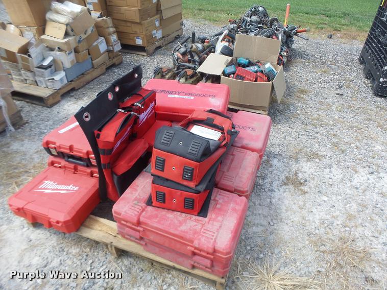 image for item DF9349 (3) pallets of tools and toolboxes