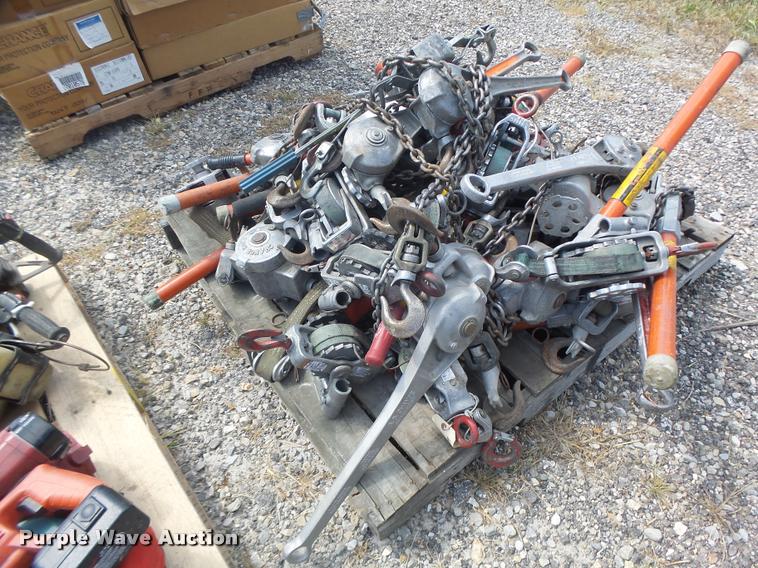 image for item DF9349 (3) pallets of tools and toolboxes