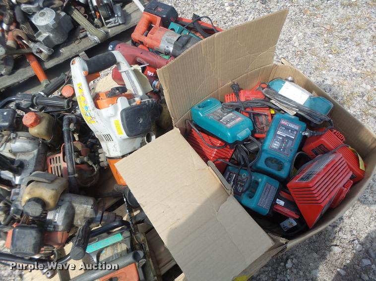 image for item DF9349 (3) pallets of tools and toolboxes