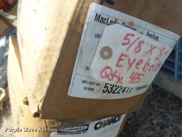 image for item DF9350 (4) pallets of electrical parts and accessories