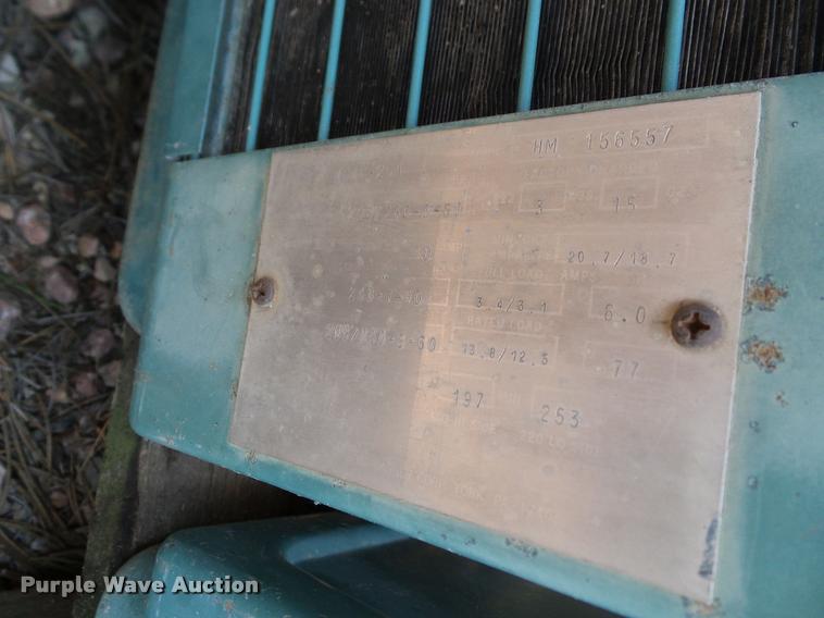 image for item DG9885 York HVAC system