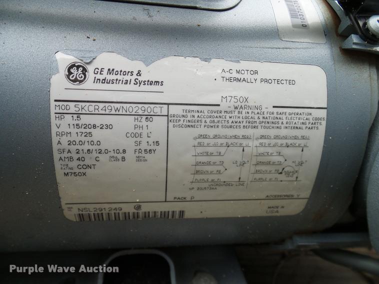 image for item DG9903 Gast P05860H2T air compressor