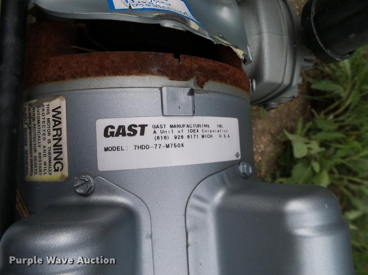 image for item DG9903 Gast P05860H2T air compressor