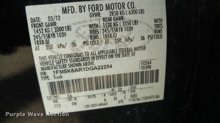 image for item DI9804 2013 Ford Explorer Police Interceptor SUV