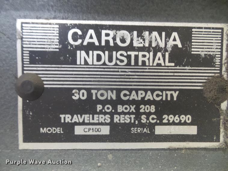 image for item DK9374 Carolina 30 ton press frame