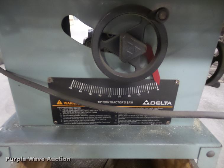 image for item DK9377 Delta table saw