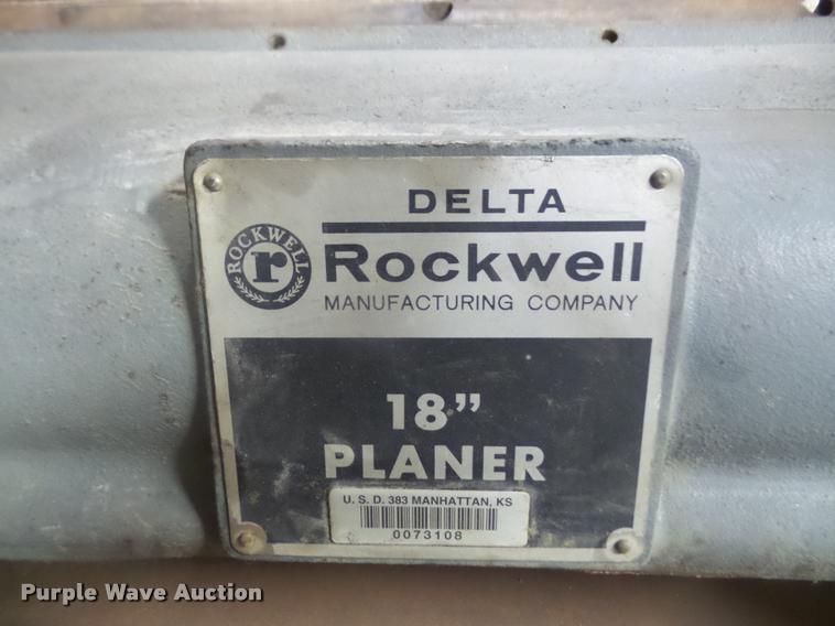 image for item DK9379 Delta Rockwell planer