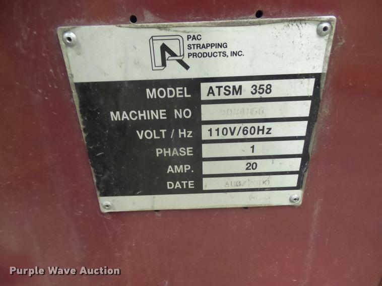 image for item DK9390 PAC ATSM358 strapper machine