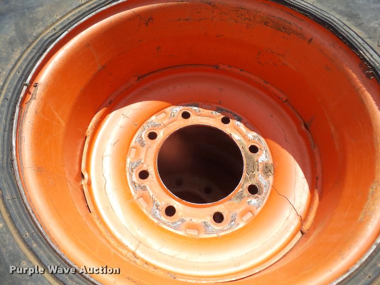 image for item DK9393 (4) 12-16.5 skid steer tires and wheels