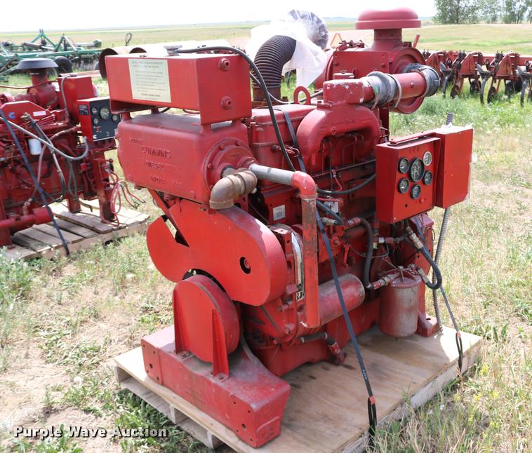 Cummins N495FP four cylinder diesel engine in Miller, SD Item DM9407 sold Purple Wave