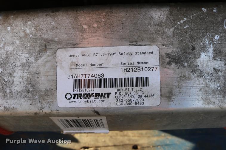 image for item DM9413 Troy-Bilt 31AH7T74063 snow blower