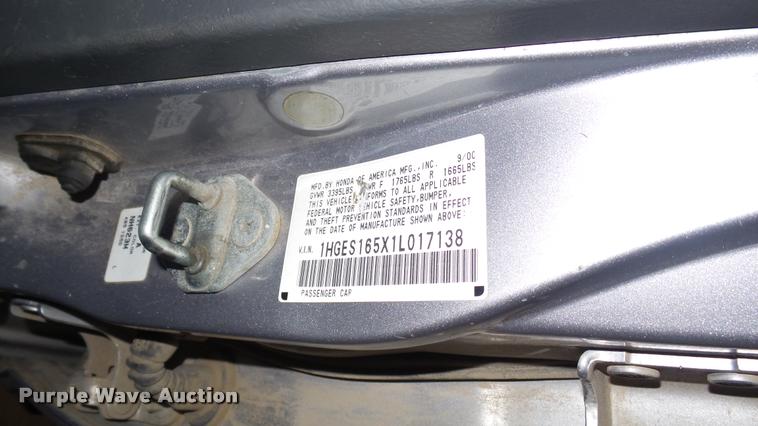 image for item DQ9052 2001 Honda Civic