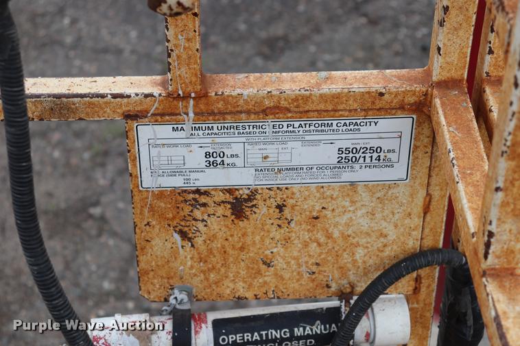 image for item DQ9480 Snorkel SL20 scissor lift