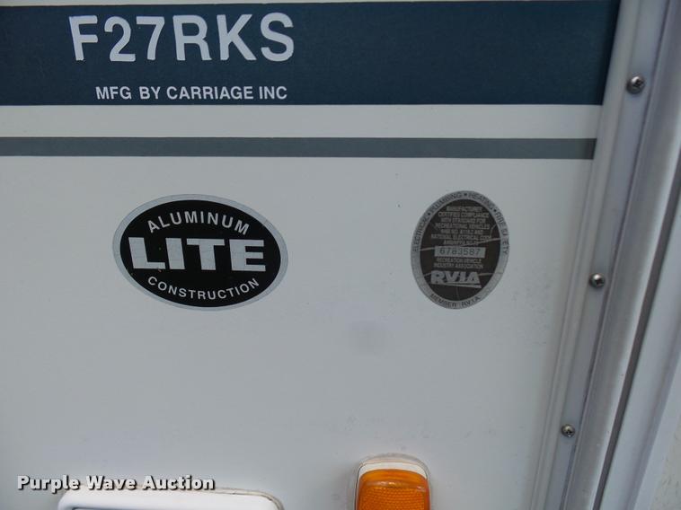 image for item K1826 2000 Cameo Carrilite F27RKS camper