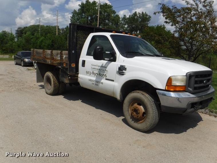 image for item K5869 2000 Ford F350 Super Duty XL dump bed pickup truck