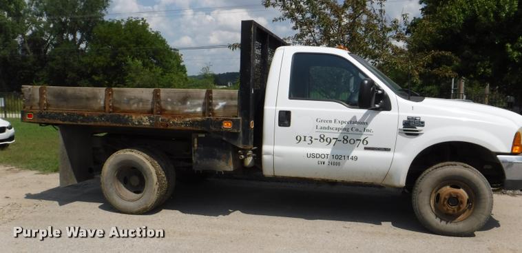 image for item K5869 2000 Ford F350 Super Duty XL dump bed pickup truck