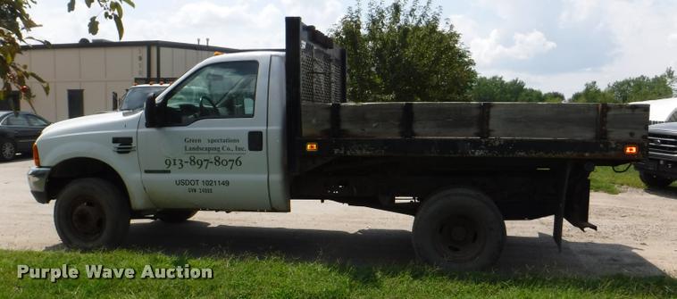 image for item K5869 2000 Ford F350 Super Duty XL dump bed pickup truck