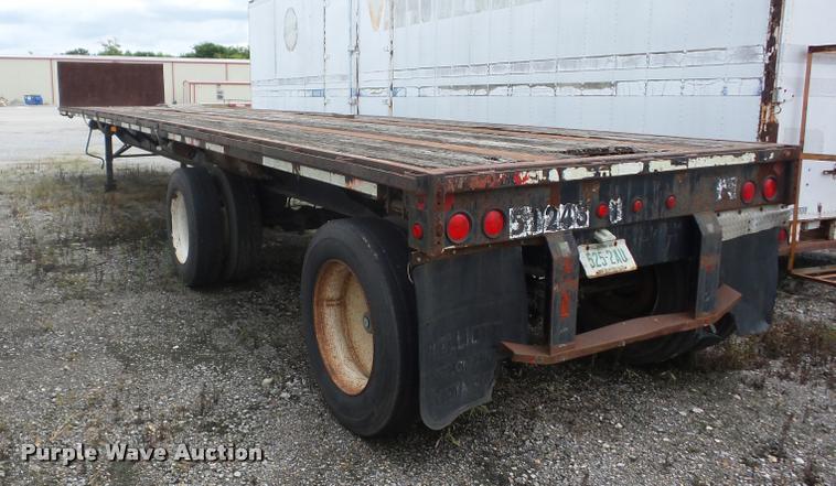 image for item K6452 1995 Fontaine FTW-5-8048WSA flatbed trailer