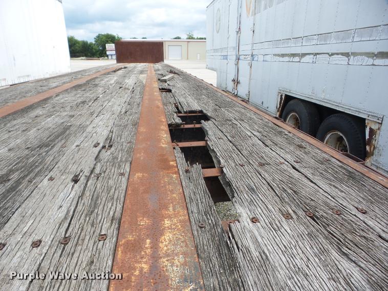 image for item K6452 1995 Fontaine FTW-5-8048WSA flatbed trailer