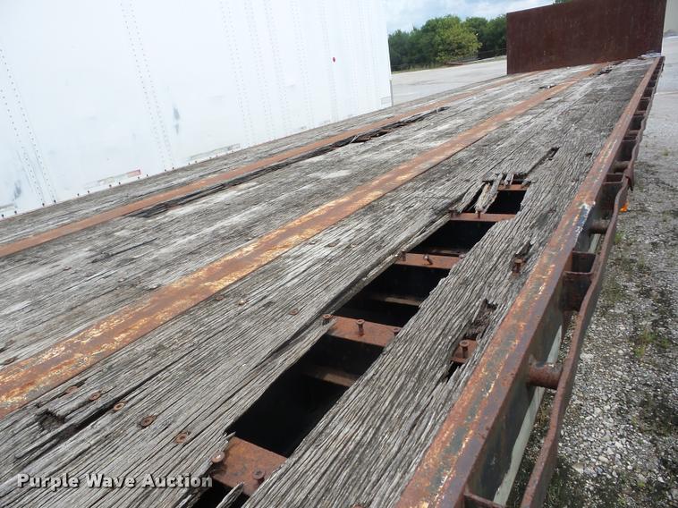 image for item K6452 1995 Fontaine FTW-5-8048WSA flatbed trailer