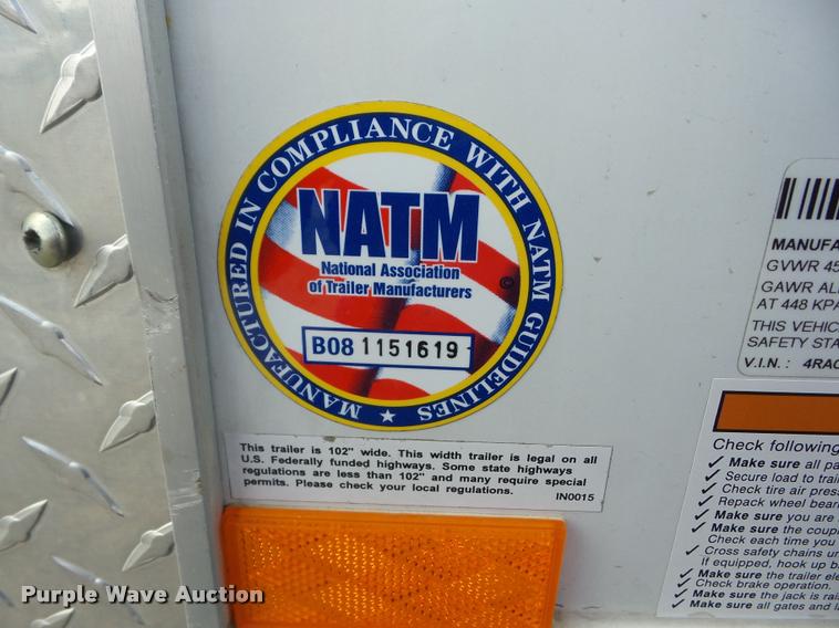 image for item K6456 2008 Interstate L10228TA3 enclosed cargo trailer