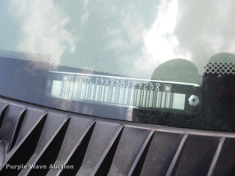 image for item K6461 2003 Chevrolet Astro Cargo van