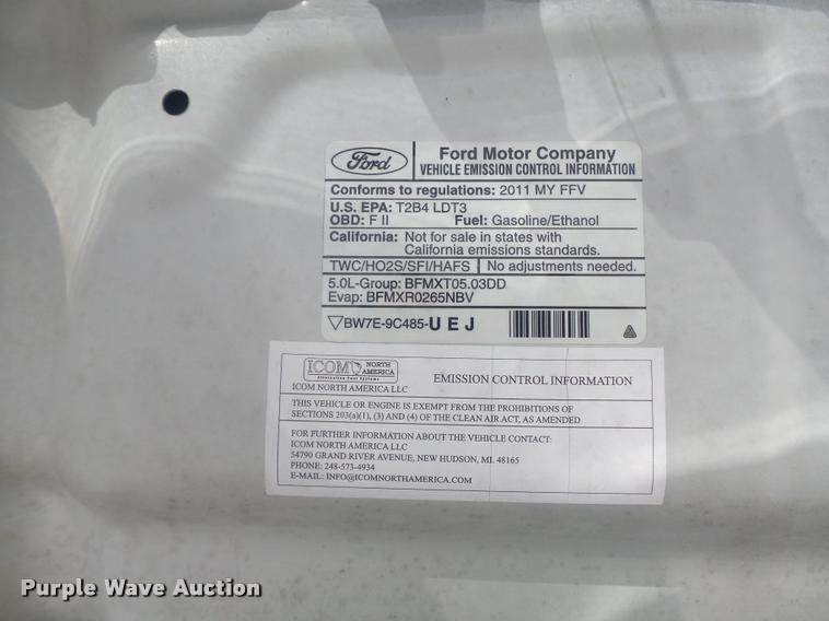 image for item K7548 2011 Ford F150 XLT flatbed pickup truck