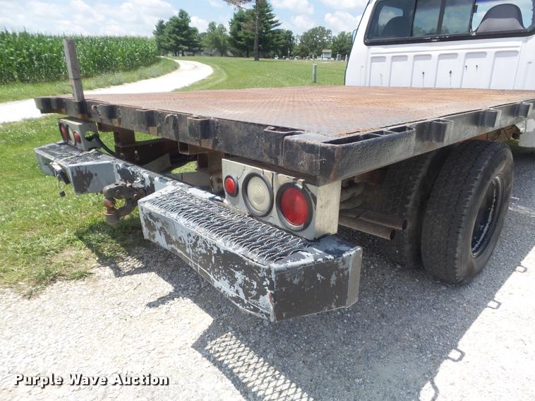 image for item K7557 1996 Ford F350 XL flatbed pickup truck