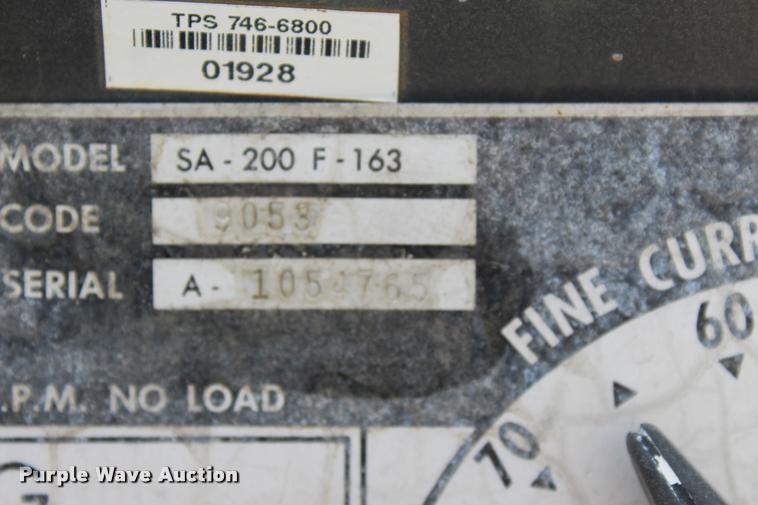 image for item L3186 Lincoln SA-200-F-163 arc welder