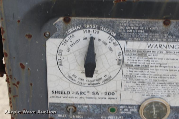 image for item L3186 Lincoln SA-200-F-163 arc welder