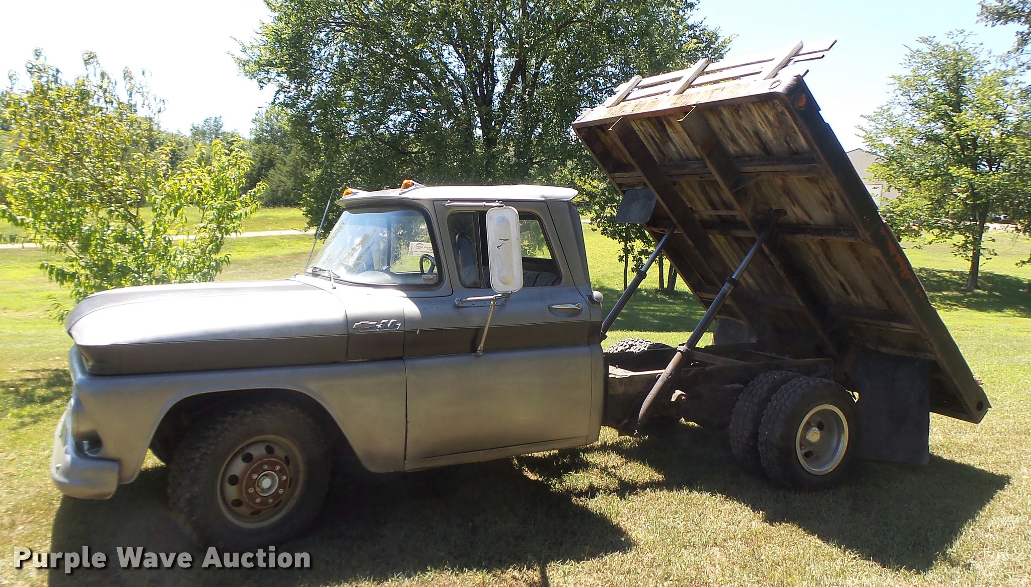 1963 Chevrolet C30 flat dump bed pickup truck in Eldon, MO Item