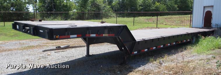 image for item BI9617 1987 Muvall 4460ST drop deck equipment trailer