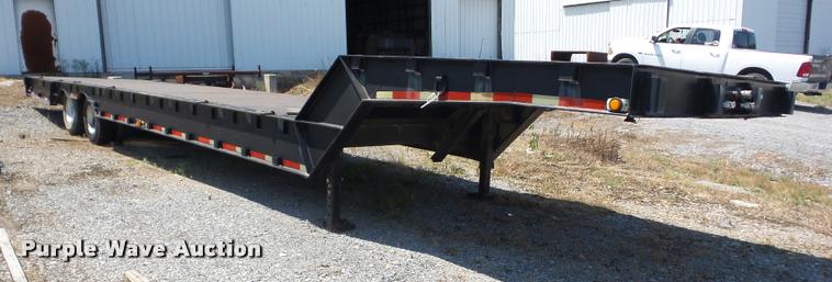 image for item BI9617 1987 Muvall 4460ST drop deck equipment trailer