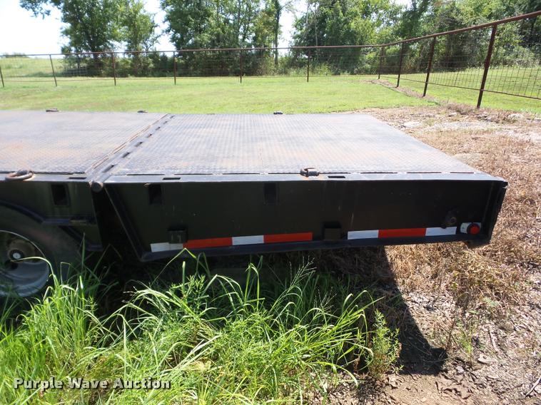 image for item BI9617 1987 Muvall 4460ST drop deck equipment trailer