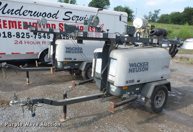 image for item CC9061 2013 Wacker LTN6 light plant