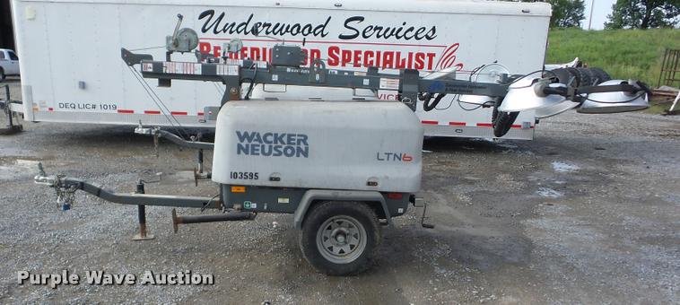 image for item CC9061 2013 Wacker LTN6 light plant