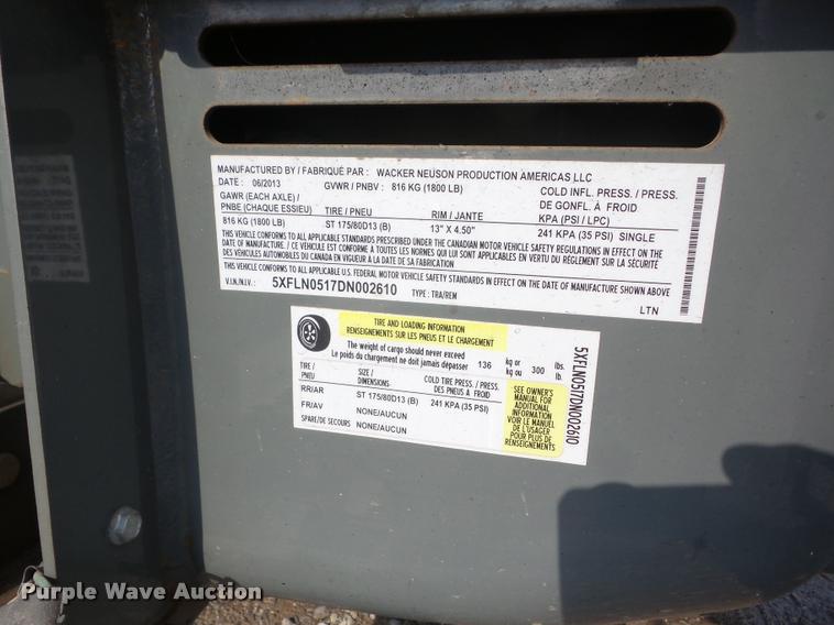 image for item CC9061 2013 Wacker LTN6 light plant